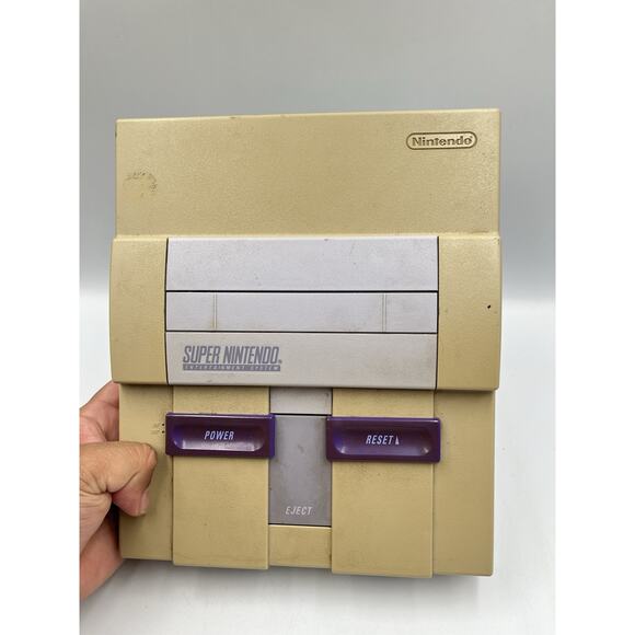 Super Nintendo Entertainment System SNES SNS-001 System Console Only For Parts - Picture 5 of 9